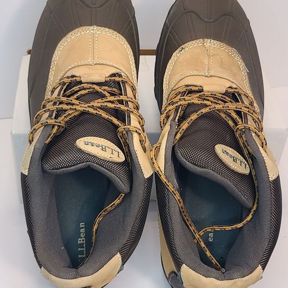 L.L. Bean Men's (13M) Brown Tan TEK 2.5 Storm Chaser Waterproof Ankle Duck Boots - Picture 9 of 13